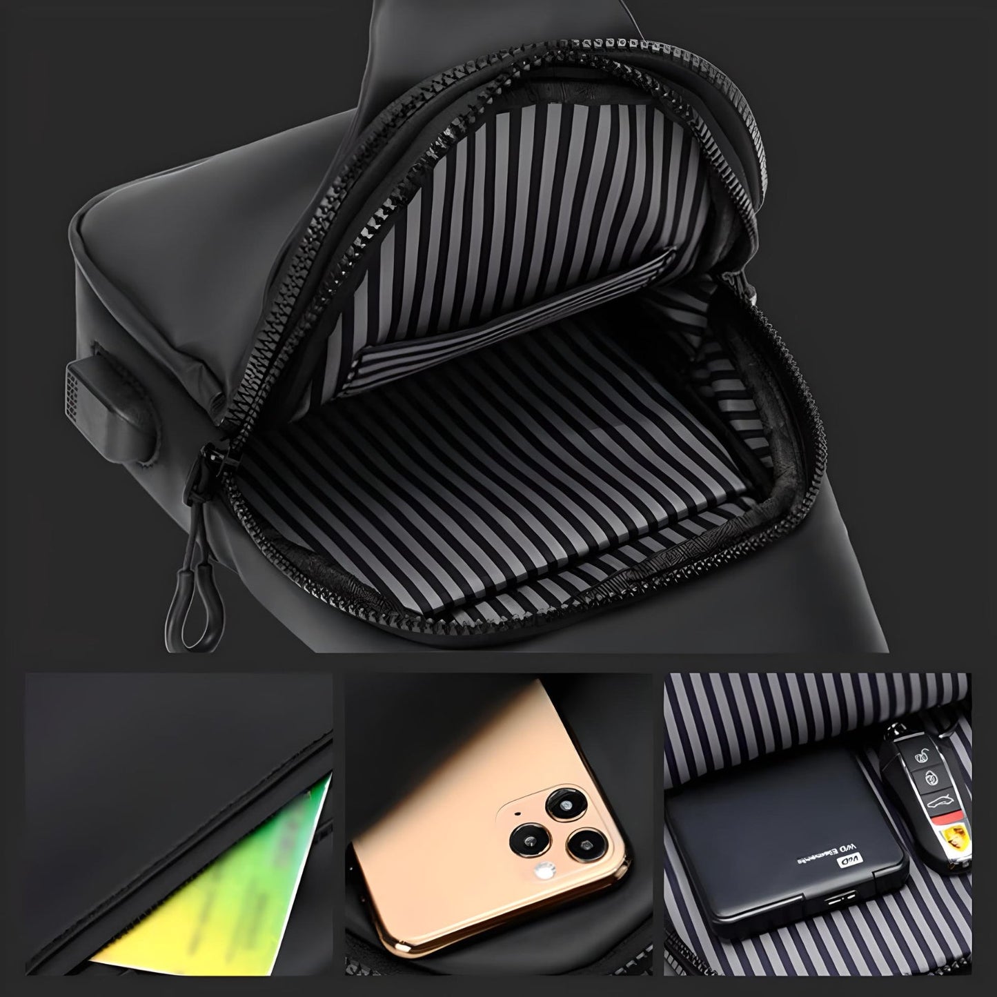 Aura-A | Unisex All-in-one Schoudertas