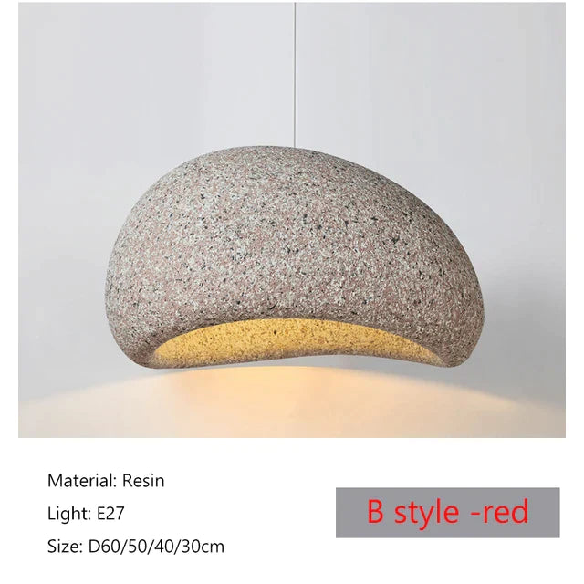 Lampada a sospensione a LED Wabi Sabi giapponese fatta a mano Annya
