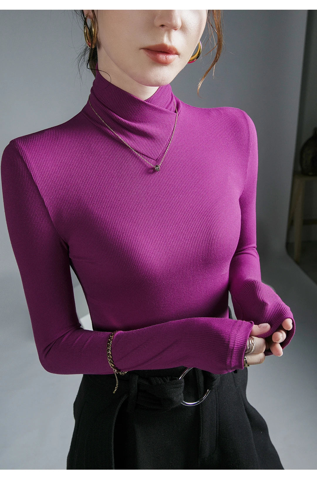 Haily | Elegante slim fit coltrui