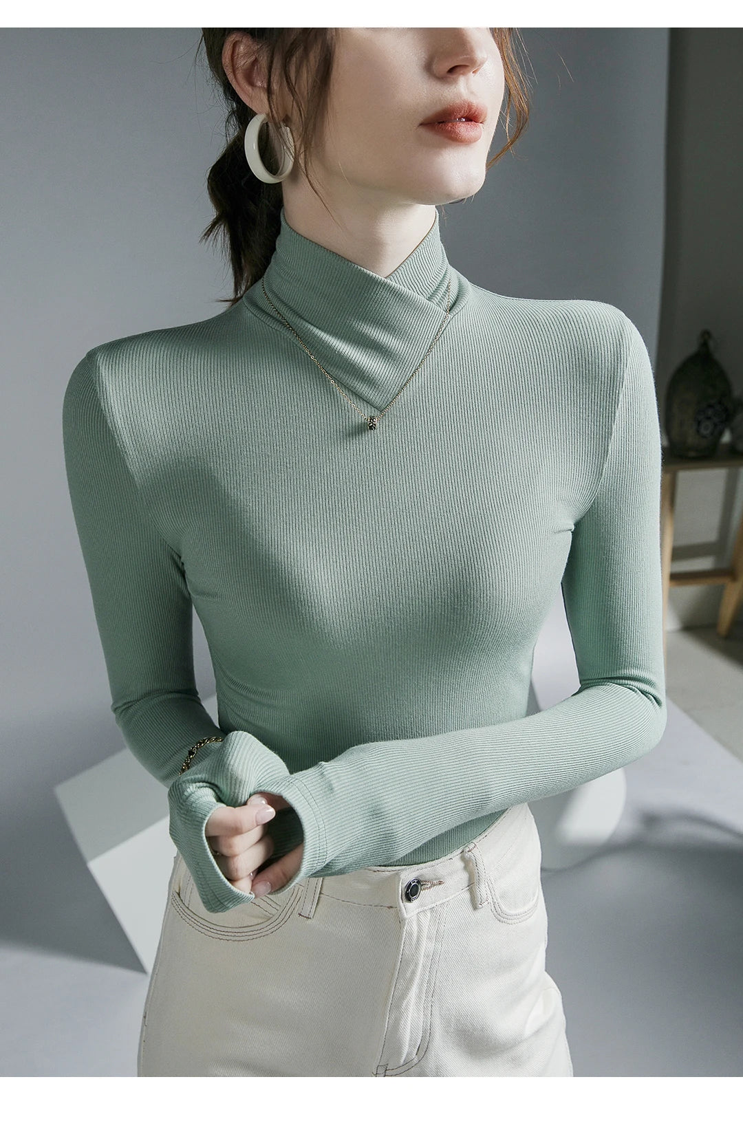 Haily | Elegante slim fit coltrui