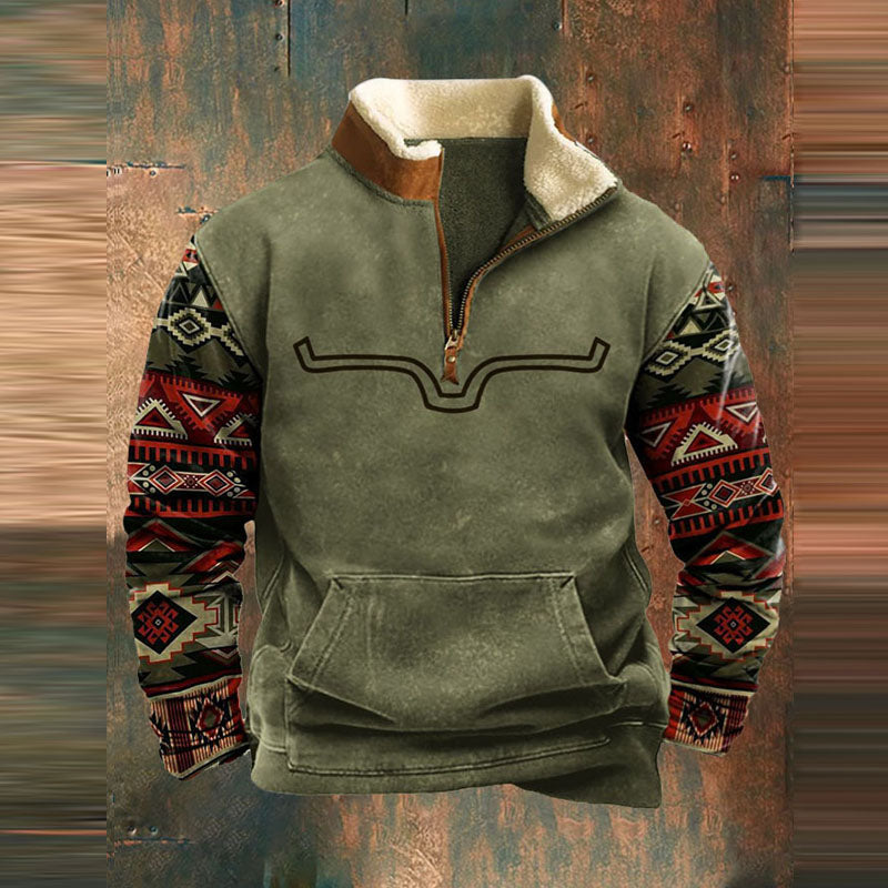 Luke | Warme Half-Zip Trui
