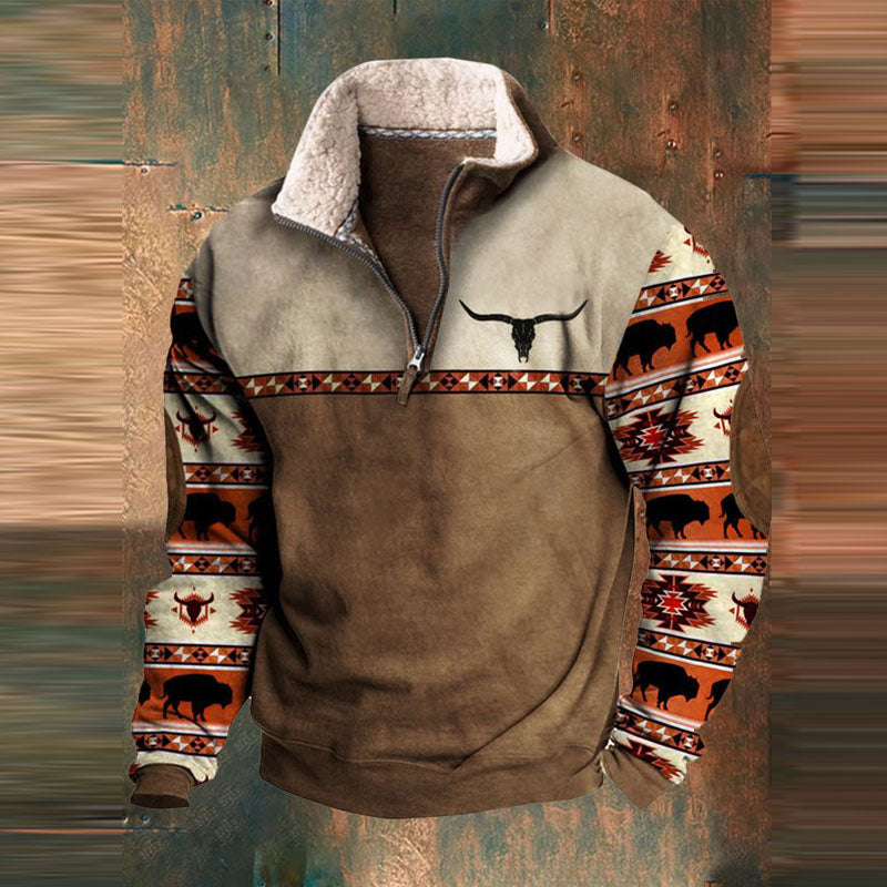 Luke | Warme Half-Zip Trui