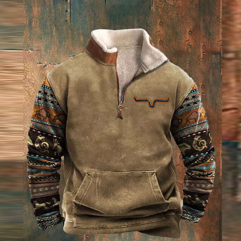 Luke | Warme Half-Zip Trui