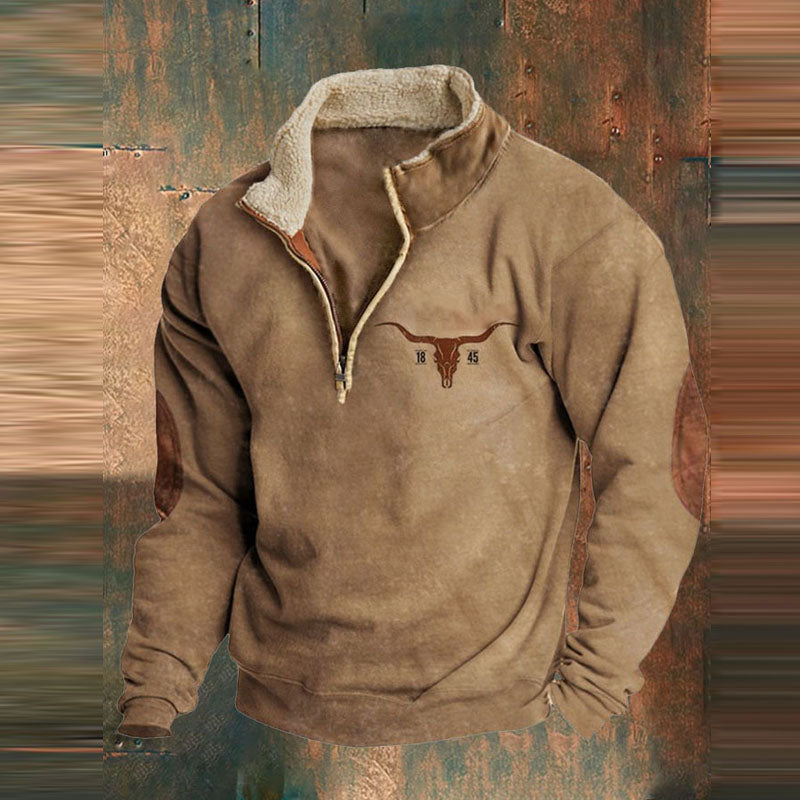 Luke | Warme Half-Zip Trui