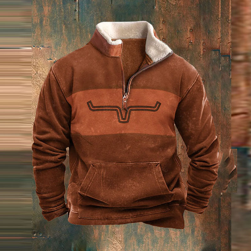 Luke | Warme Half-Zip Trui