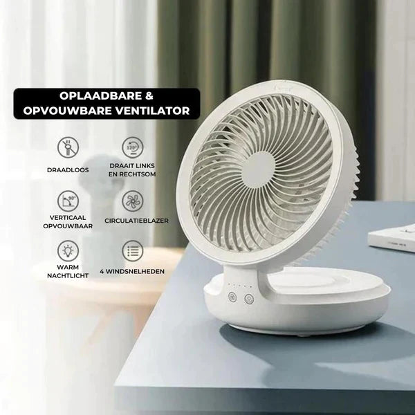 KoelFan | Draadloze Oplaadbare Ventilator