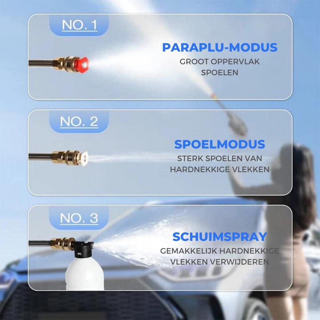 PowerBeam | Draadloze hogedrukspuit met oplaadbare accu's