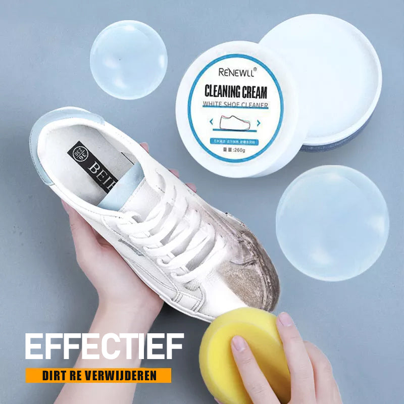 Shinie | Witte schoenpoets creme