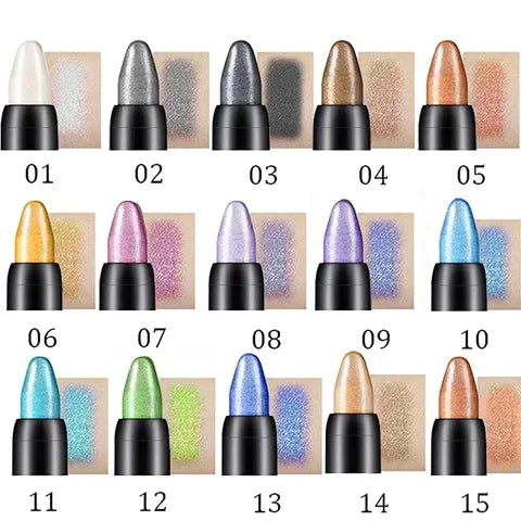 Glam | Waterproof Oogschaduw Potloden | Set Van 15 Kleuren