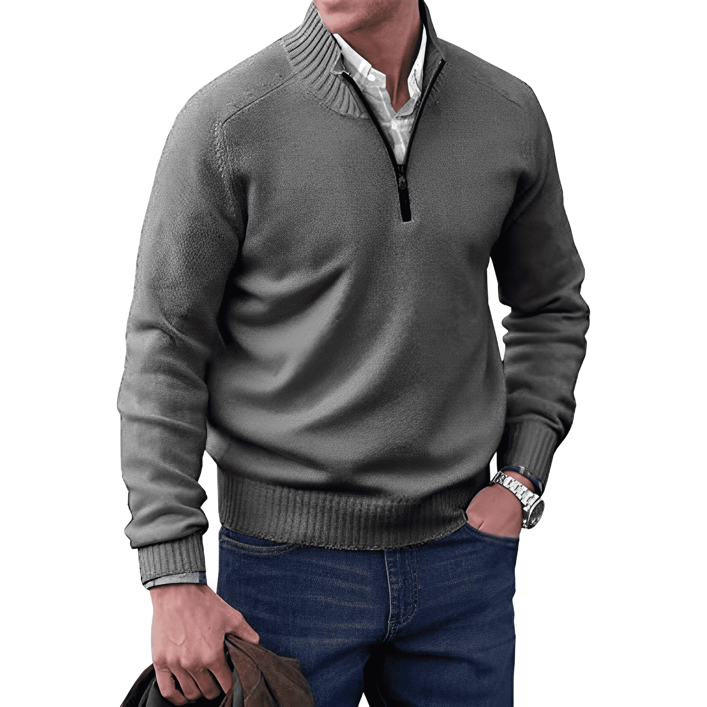 Jack | Stijlvolle Half Zip Trui