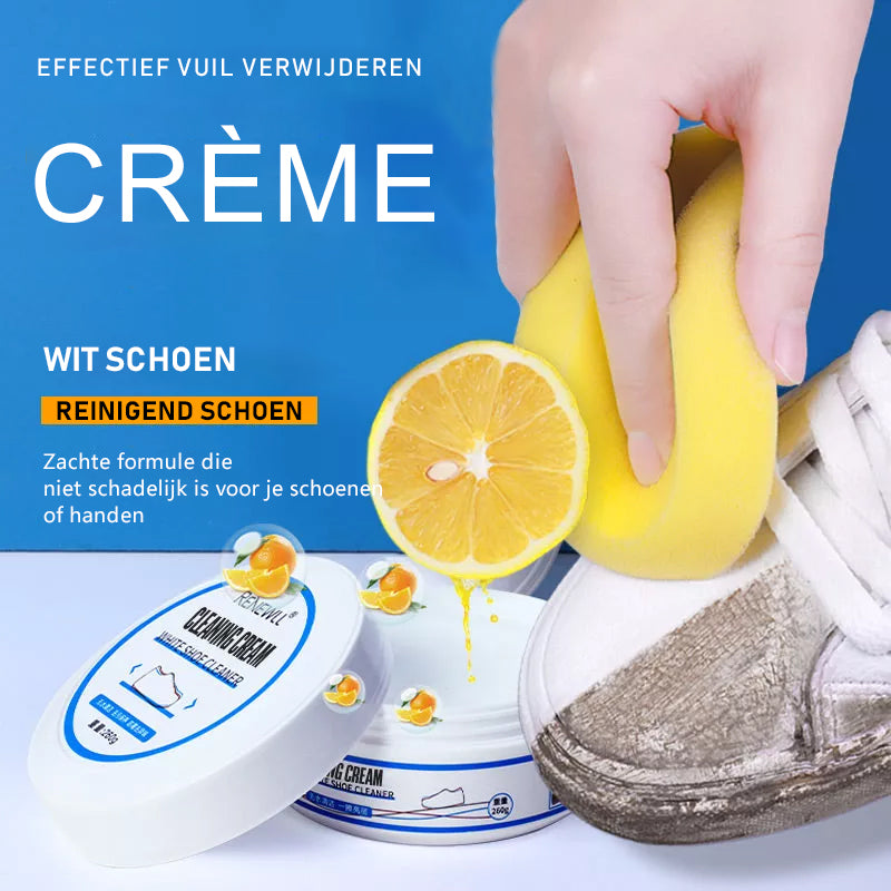 Shinie | Witte schoenpoets creme