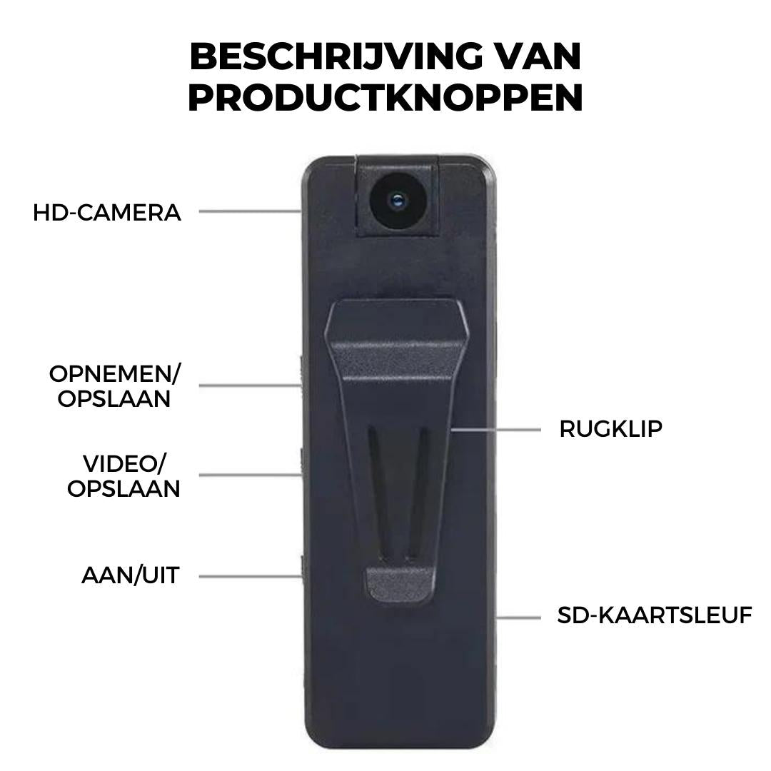 VideoCam | Draagbare videorecorder met Nachtzicht