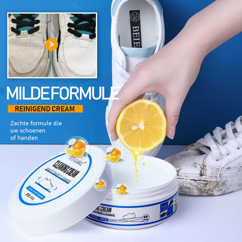 Shinie | Witte schoenpoets creme