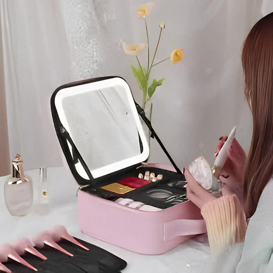 GlamCase | Make-up tasje met spiegel