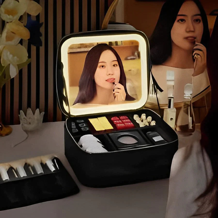GlamCase | Make-up tasje met spiegel