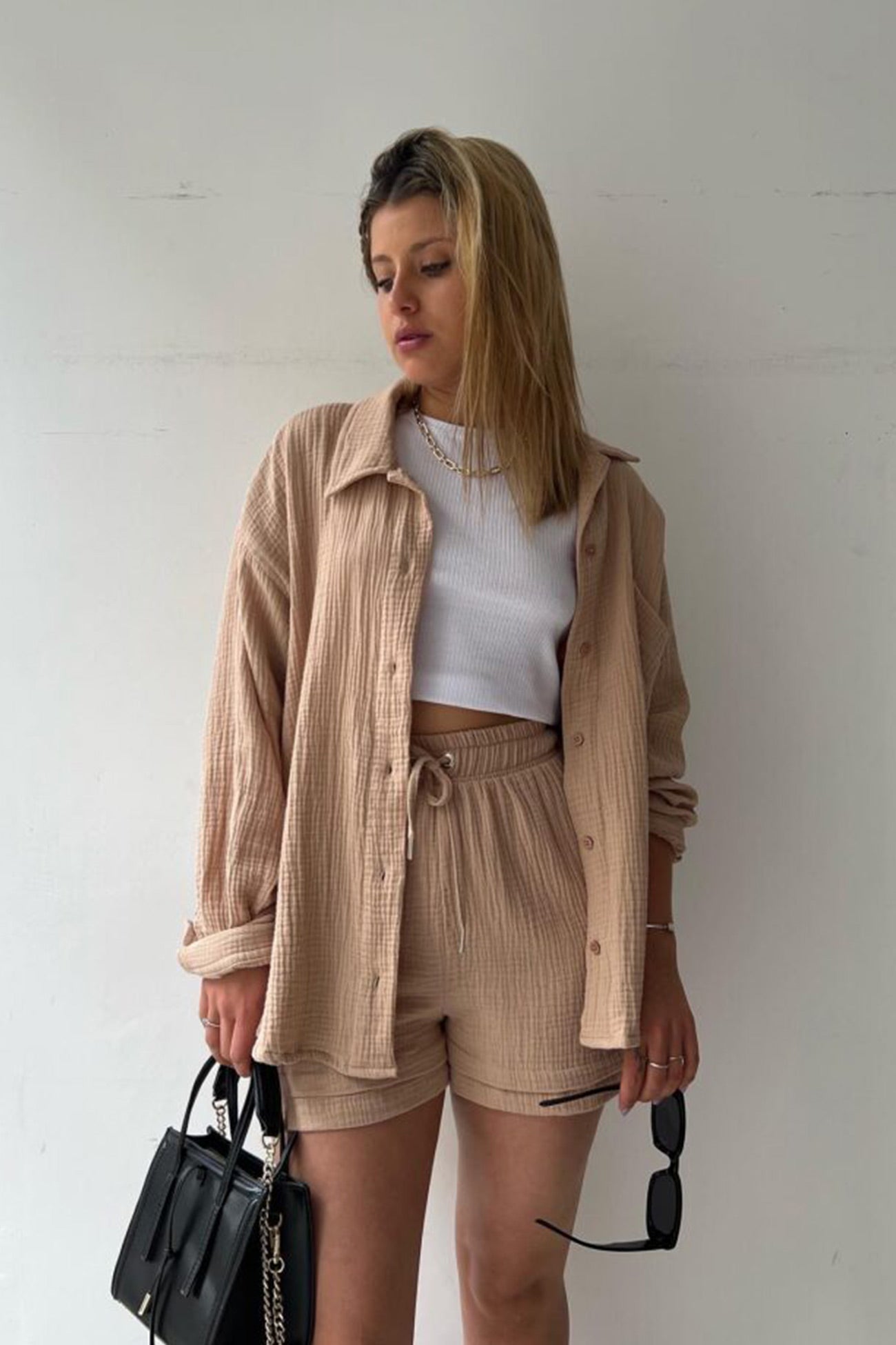 Domi | Modieuze Shirt & Short Set