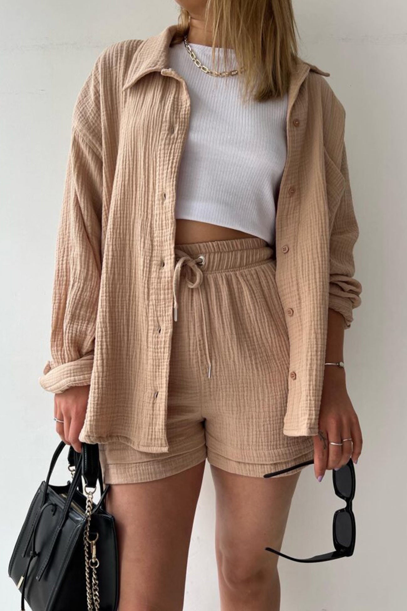 Domi | Modieuze Shirt & Short Set