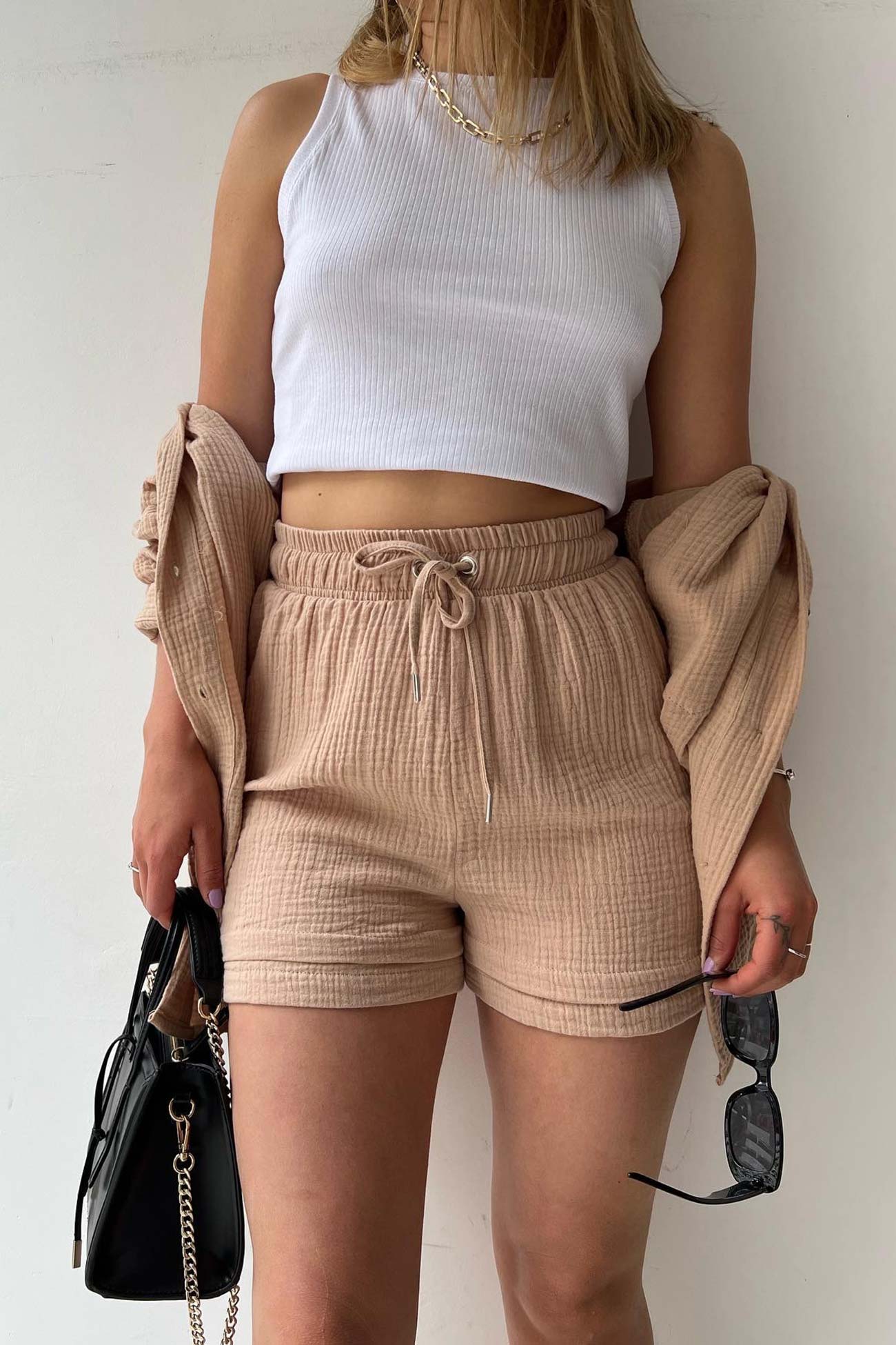 Domi | Modieuze Shirt & Short Set