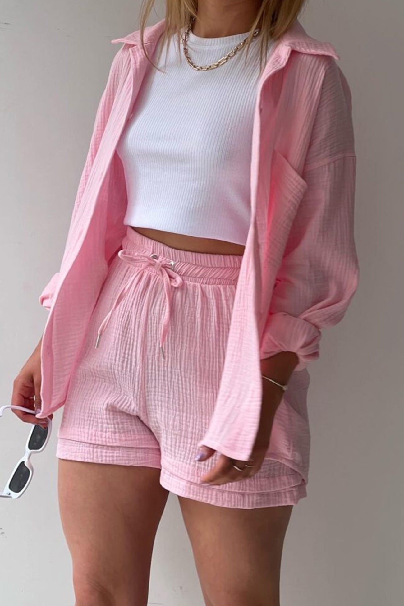 Domi | Modieuze Shirt & Short Set