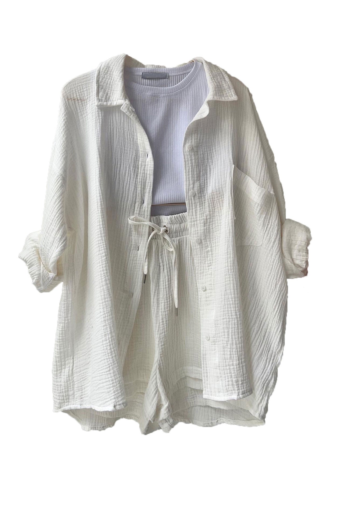 Domi | Modieuze Shirt & Short Set