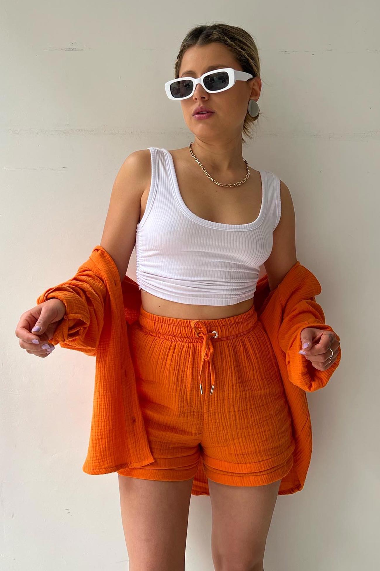 Domi | Modieuze Shirt & Short Set