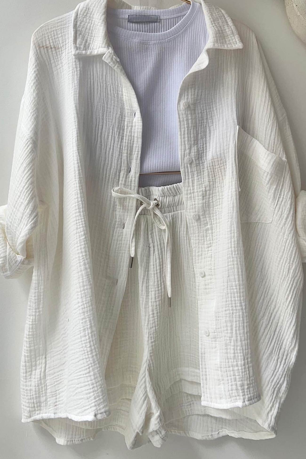 Domi | Modieuze Shirt & Short Set