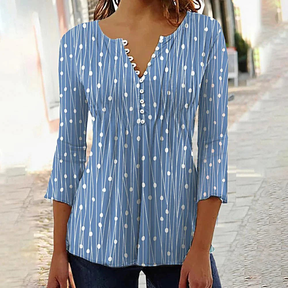 LYLA | ELEGANTE V - HALS BLOUSE