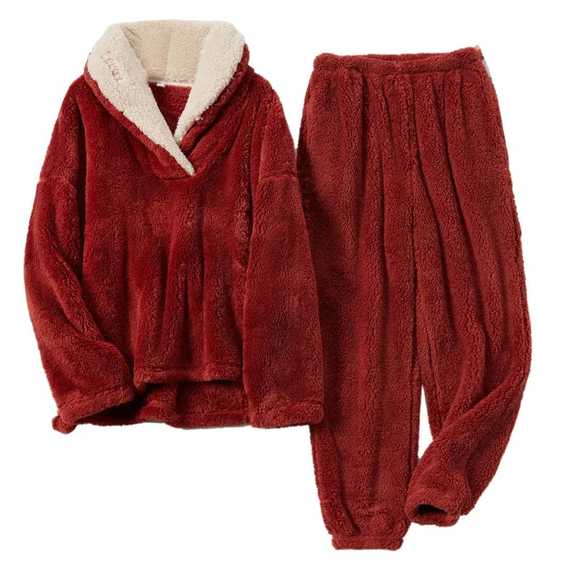 Fluffy | Fleece-pyjama set voor vrouwen | verlaag je energierekening