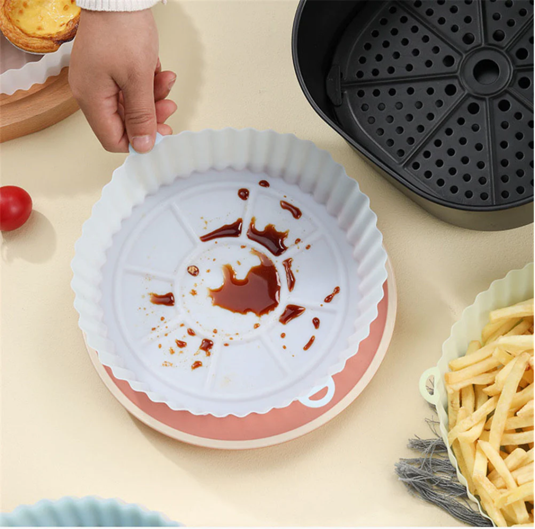 FrySili | Herbruikbare Airfryer Siliconen Bakjes | 1+1 GRATIS