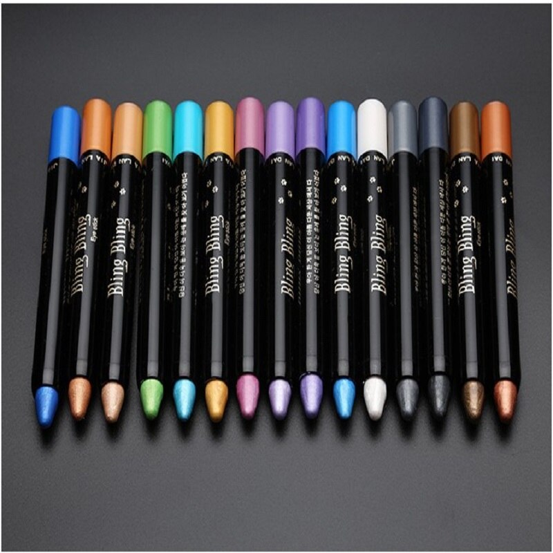 Glam | Waterproof Oogschaduw Potloden | Set Van 15 Kleuren