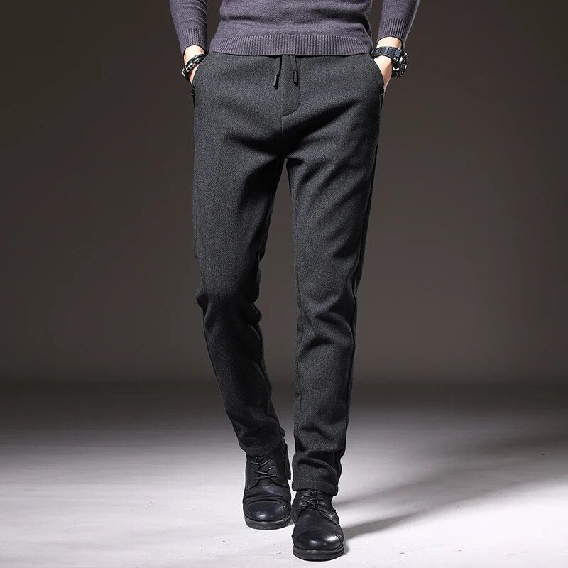 Anton | Elegante broek met Fleece voering