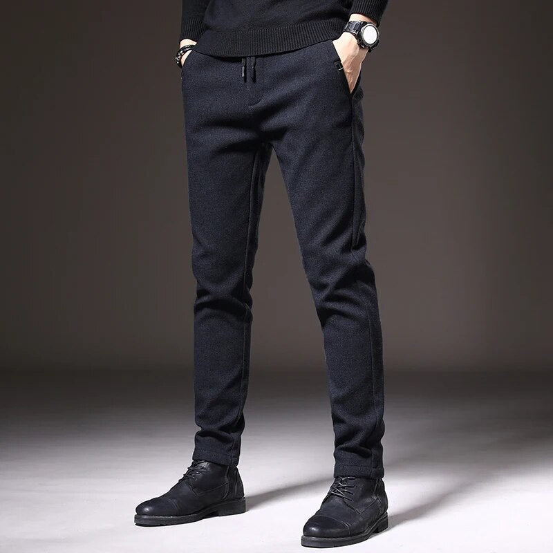 Anton | Elegante broek met Fleece voering