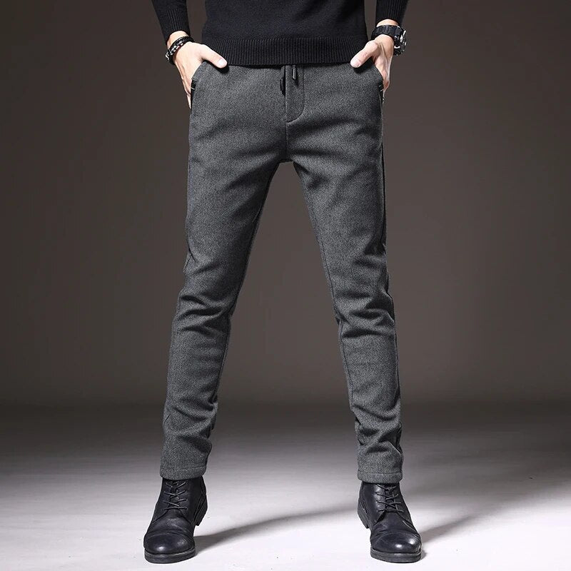 Anton | Elegante broek met Fleece voering