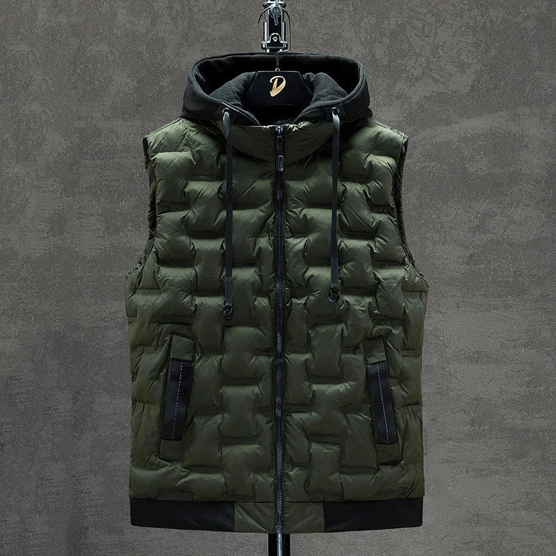 Steven | Stijlvolle Bodywarmer met Hoodie