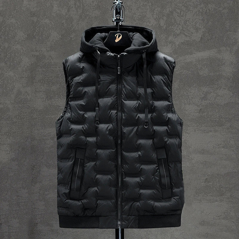 Steven | Stijlvolle Bodywarmer met Hoodie
