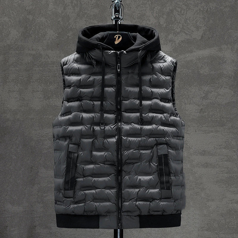Steven | Stijlvolle Bodywarmer met Hoodie