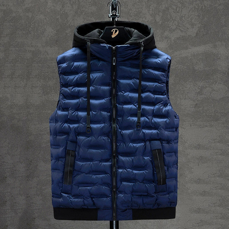 Steven | Stijlvolle Bodywarmer met Hoodie