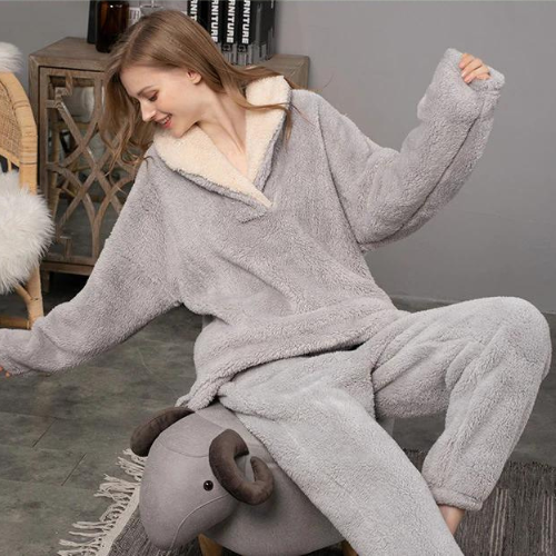 Fluffy | Fleece-pyjama set voor vrouwen | verlaag je energierekening
