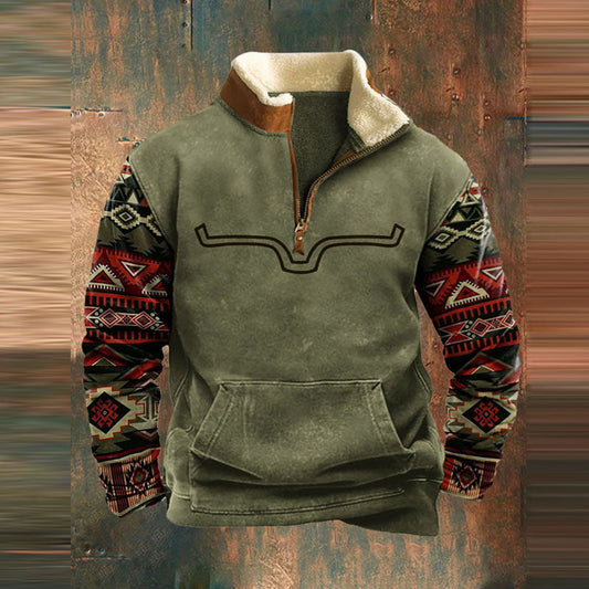 Luke | Warme Half-Zip Trui