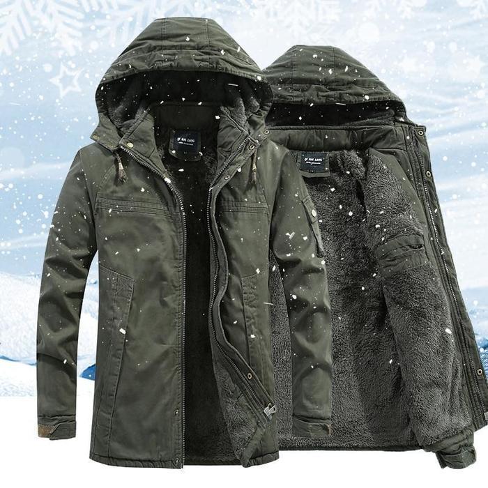 Heren winterjas met capuchon, geïsoleerde pufferjas, waterdicht Heren winterjas met capuchon, geïsoleerde pufferjas, waterdicht
