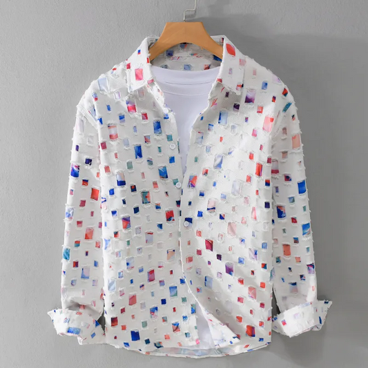 Luciano | Modieuze Denim Blouse