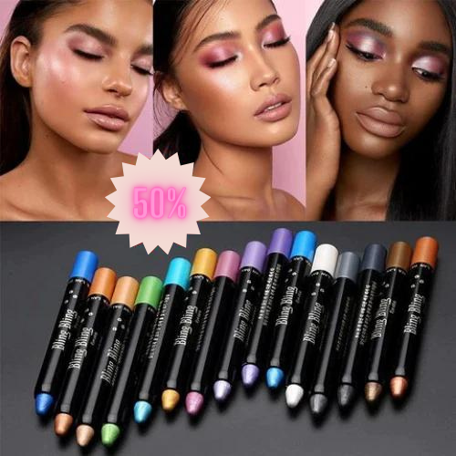 Glam | Waterproof Oogschaduw Potloden | Set Van 15 Kleuren