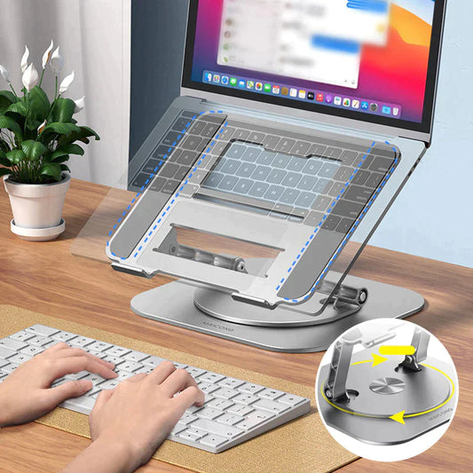 PivotPro- Opvouwbare Roterende houder voor laptop en tablet