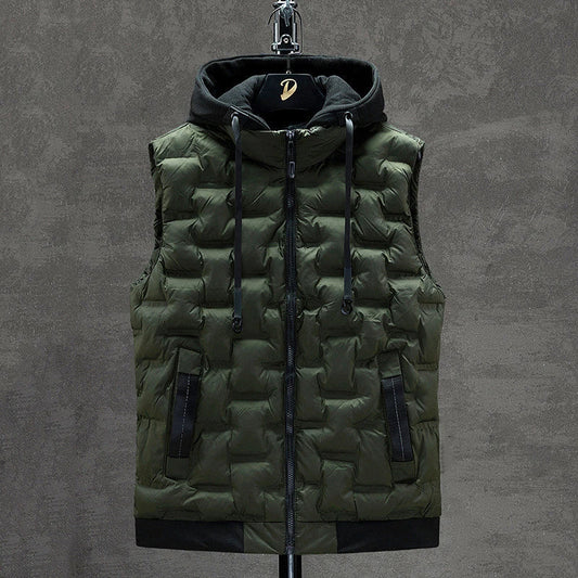 Steven | Stijlvolle Bodywarmer met Hoodie