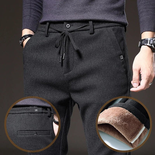Anton | Elegante broek met Fleece voering